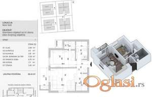 Adice-Odličan Jednoiposoban stan 36 m2 u Pogodnom kraju-povrat PDV-065/385 8880