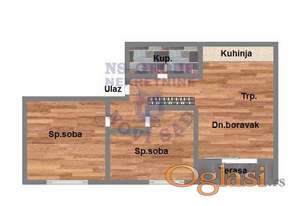 Dvoiposoban stan na Telepu,49m2