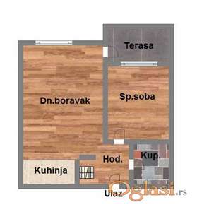 Odličan dvosoban stan u izgradnji