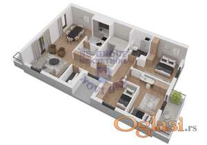 Odličan troiposoban stan!