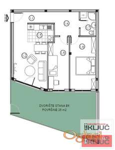 SREMSKA KAMENICA, 56m2 plus dvorište 25m2, Trosoban sa pdv