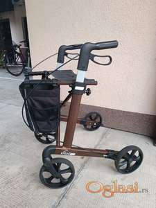 Hodalica šetalica alu sa torbom vital classic braon