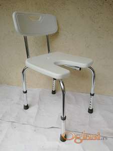 Stolica, hoklica za Tuš kadu, sa naslonom za ledja