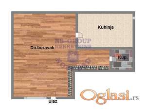 Jednosoban stan na potezu Podbare