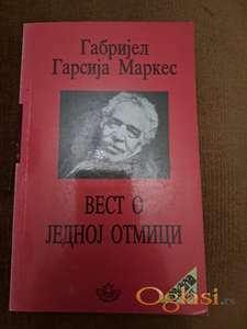 Vest o jednoj otmici, Gabrijel Garsija Markes. Cena:1299 dinara. Tel. 060-5858153