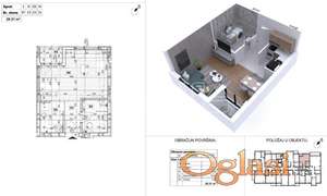 NOVI SAD - AVIJACIJA - 29.00 m2