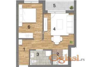 NOV, MODERAN STAN NA TELEPU – 38.71 m², 2.0,  PRVI SPRAT