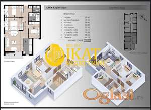 Bulevar kod Kluza, četvorosoban stan 73m2 + pdv ID#4576