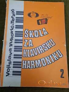 Škola za klavirski harmoniku 2 autora Vojislave Vuković-Terzić