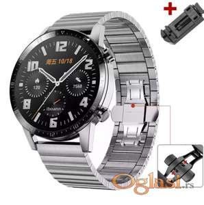 Silver metalna narukvica 22mm sirina Samsung,Huawei watch