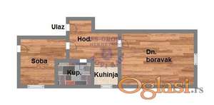 Adice 40m2, dvosoban stan u izgradnji