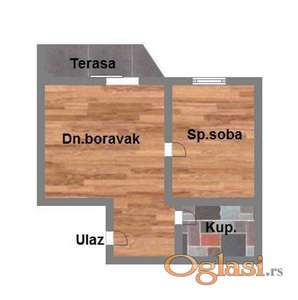 Dvosoban, 39m2 Somborski Bulevar