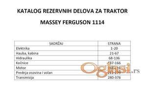 Massey Ferguson 1114 - Katalog delova