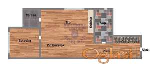 Izgradnja- dvosoban dtan 44m2