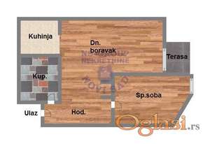 Dvosoban, 44m2 Socijalno