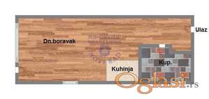 Odlična garsonjera u izgradnji u Veterniku! 24m2