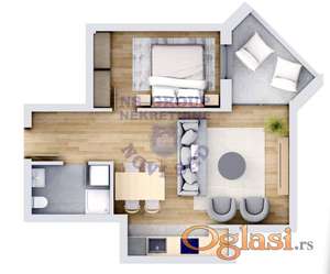 LUX Izgradnja u centru 46m2