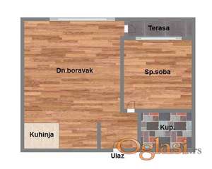 Fenomenalan projekat, dvosoban stan 39m2