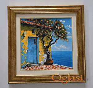 Ulje na platnu - Mediterano 3, prelepa slika!