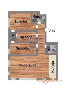 Četvorosoban 120m2 Železnička stanica