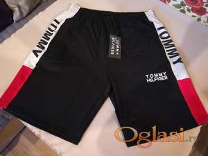 Nove muske pamucne markirane bermude Tommy Hilfiger Crne 2XL Novo