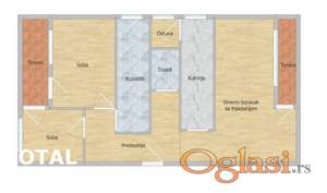 STAN - NOVI SAD - NOVA DETELINARA - 83m2 - 190000 evra