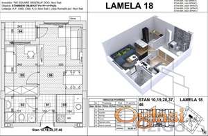 Ekskluzivno! - ODMAH USELJIV opremljen stan sa parking mestom, klimom, troškovima interneta i TV - 450e!!!