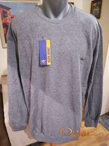 Novi muski pamucni duks Olive Sport u velikom broju 5XL Sivi Novo