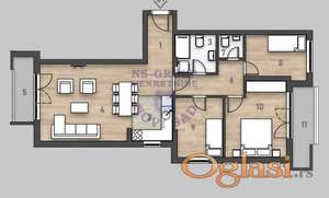 Cetvorosoban, 85m2 Salajka