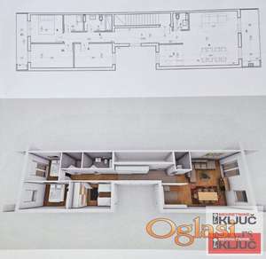 NAJLON PIJACA, 104m2, Četvorosoban sa pdv, Izgradnja