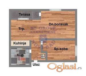 Dvosoban stan na Karagači u izgradnji