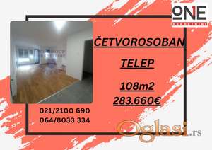 Cetvorosoban,odlican,useljiv,Telep