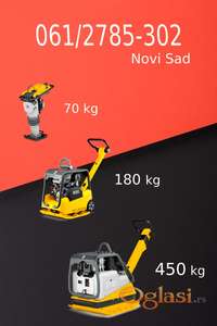 Uslužno nabijanje vibro pločom / iznajmljivanje vibro ploče