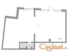 West 65, izdavanje, nov, atraktivan lokal 125m2 ID#10273