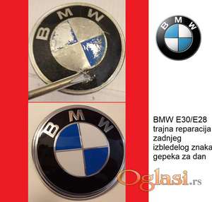 Reparacija BMW zadnjeg znaka za E30 ili E28 51141872969 I X3
