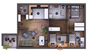 PORODICAN STAN ODLICNOG RASPOREDA U IZGRADNJI!