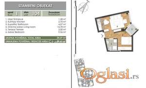 Grbavica-Odličan Dvosoban stan 35 m2 u Izgradnji na Top Lokaciji-povrat Pdv-065/385 8880