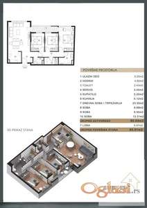 Na prodaju četvorosoban stan na Vračaru, 86m2