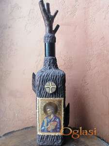 Sveti Luka ukrasna slavska flasa