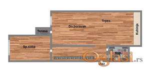 Dvosoban, 50m2, Somborski Bulevar