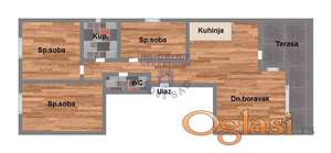 Cetvorosoban stan u Sremskoj Kamenici 91m2