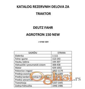 Deutz FAhr Agrotron 150 New - Katalog delova