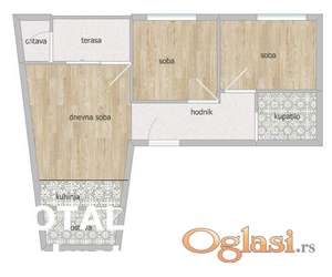 STAN - NOVI SAD - SOCIJALNO - 59m2 - 171100 evra