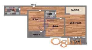 Trosoban stan u izgradnji na Somborskom Bulevaru