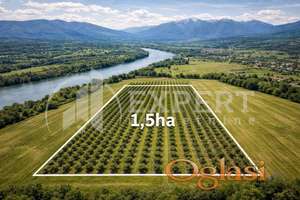 1.5ha ravna parcela, komad