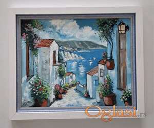 Ulje na lesonitu - Leto, prelepa slika!