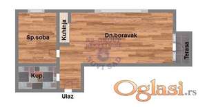 Odličan dvosoban stan na Telepu!