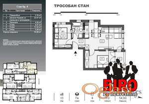 ~~~NOV trosoban stan 55 m2~~~