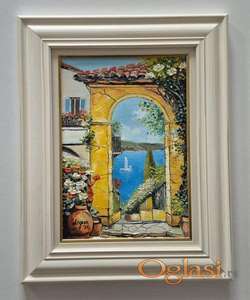 Ulje na platnu - Mediteran, prelepa slika!