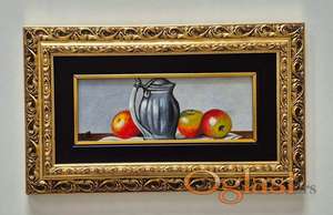 Ulje na platnu - Mrtva priroda sa jabukama